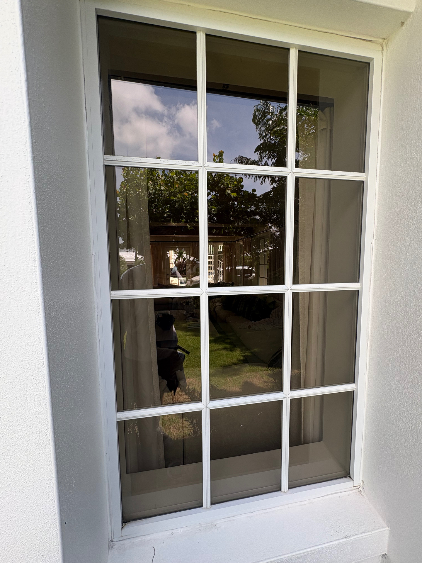 Crystal-clear multi-pane window cleaned by Pure Panes in Port St. Lucie